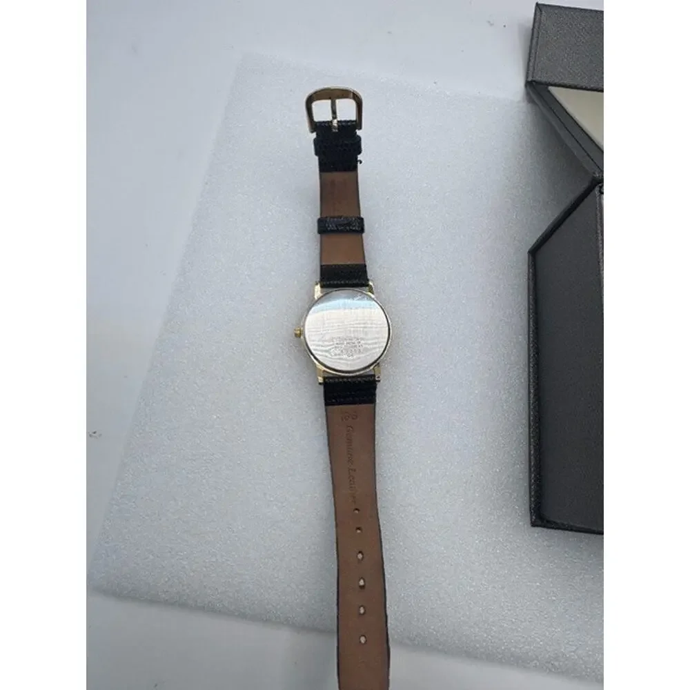 Vintage Mens Citizen Quick Set, Date at Six 6010 T15553 Quartz Japan Wrist Watch